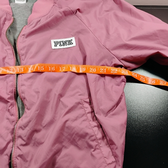 Victoria's Secret PINK Mauve Bomber Jacket Large - Picture 10 of 13